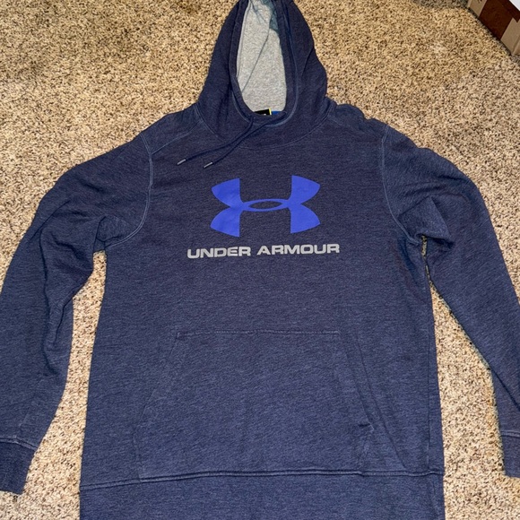 Under Armour Men's Blue Hoodie - Picture 1 of 4